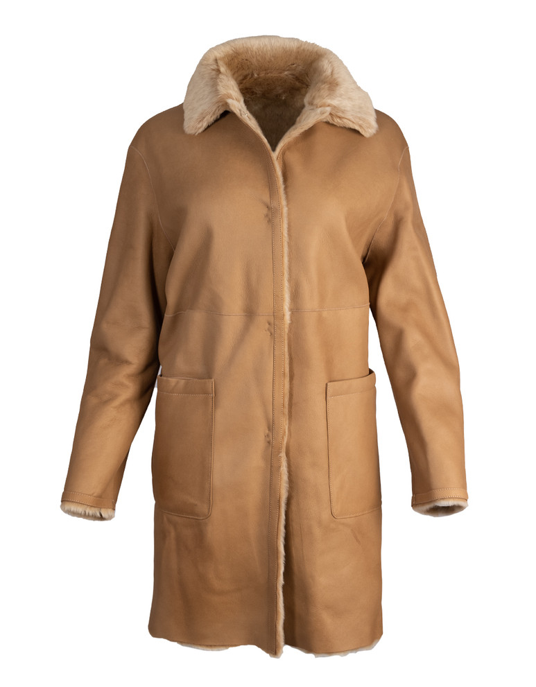 MANZONI 24 REVERSIBLE SHEARLING COAT