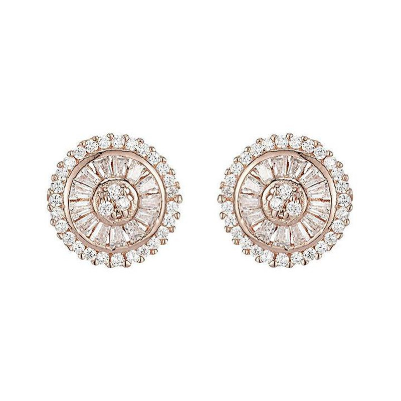 A.S. Jewelry Designs Melrose Baguette CZ Studs