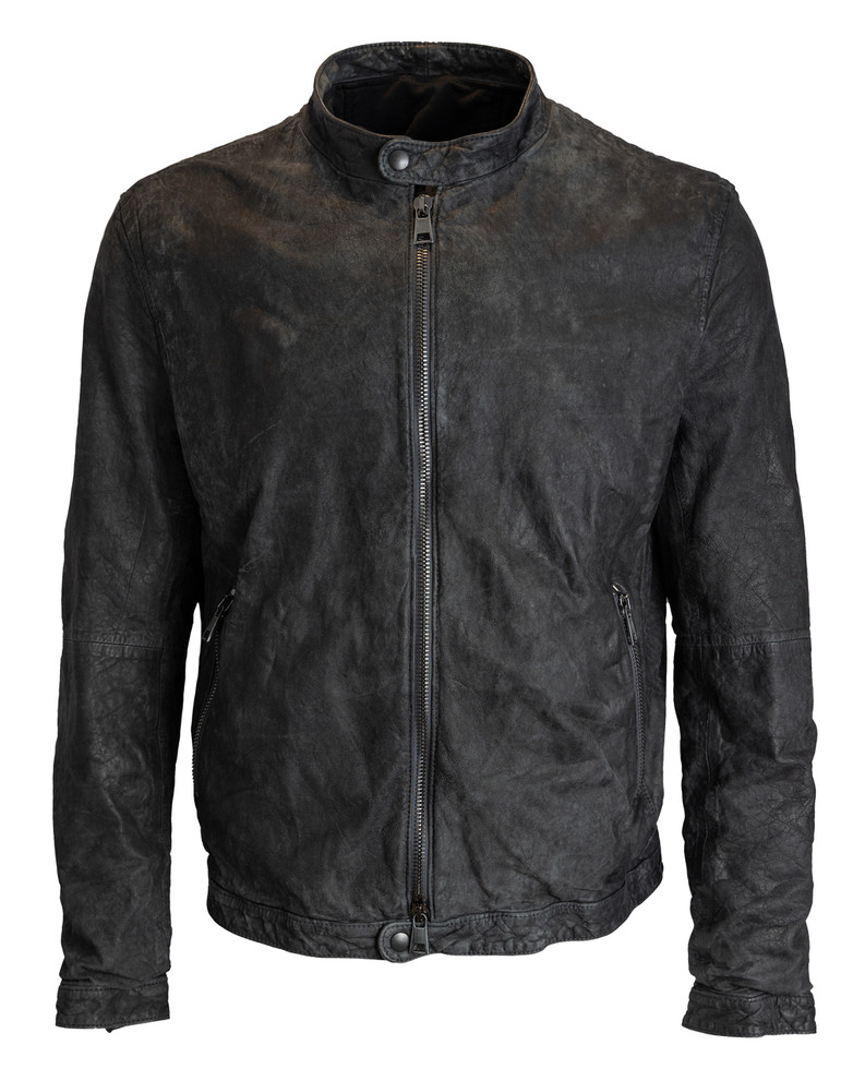 Colorado Collection Distressed Hooded Lamb Leather Jacket | Avalon