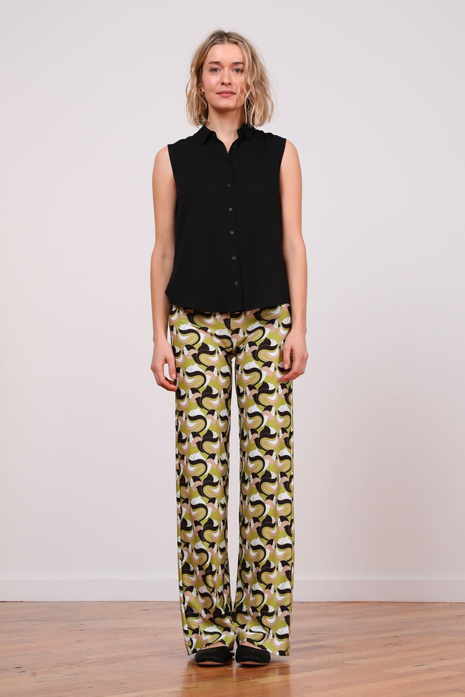 AVENUE MONTAIGNE 'FLAVIA' PALAZZO PANT