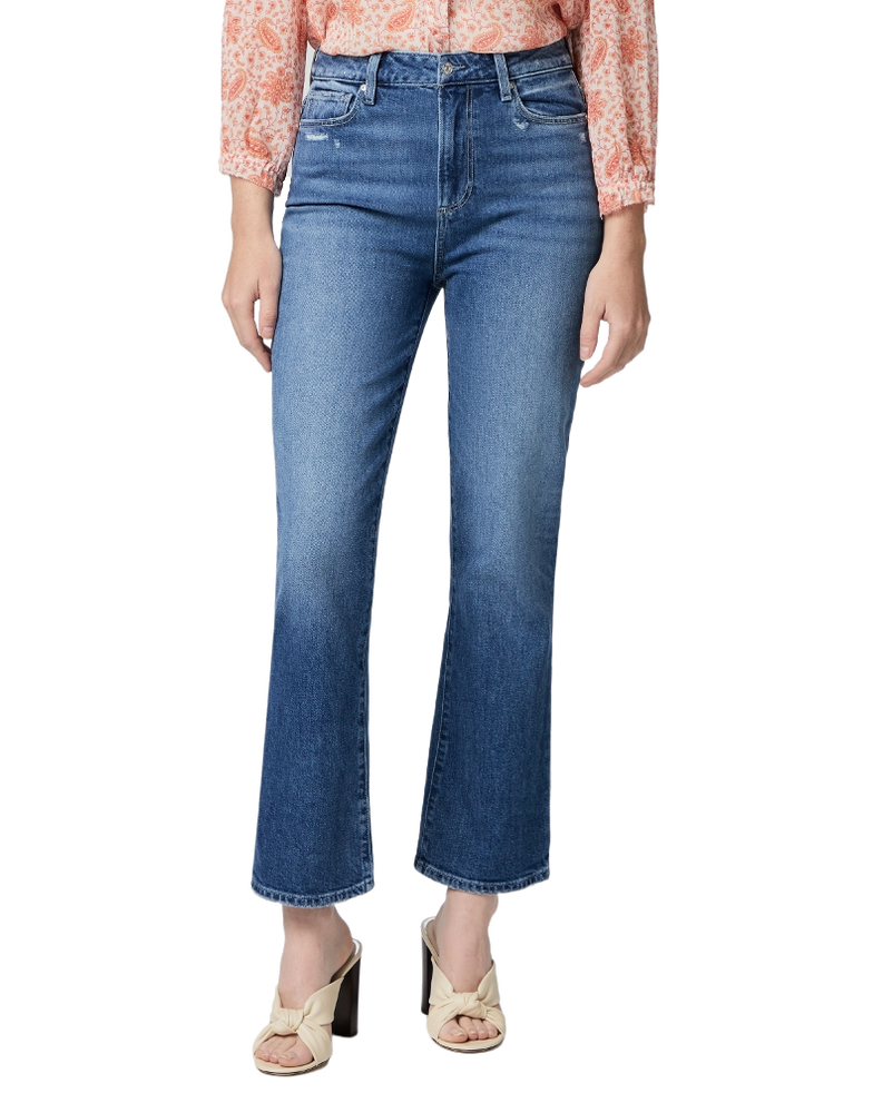 PAIGE Claudine High-Rise Crop Flare Jeans