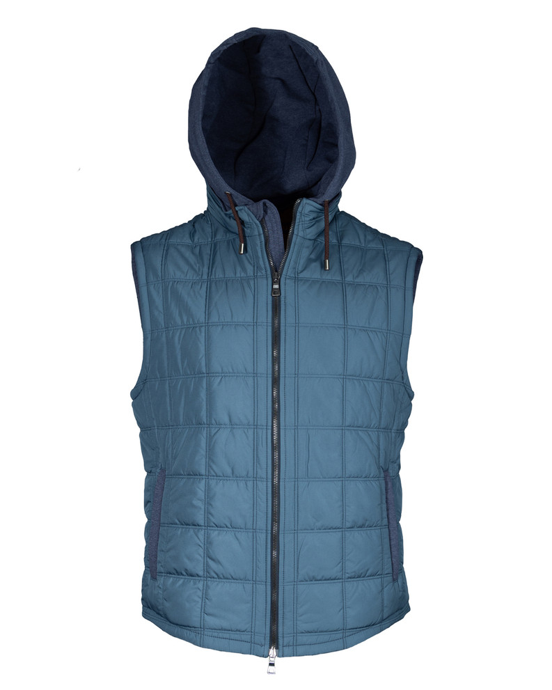WATERVILLE 'ARON' VEST

Diamond Quilting
2 Way Front Zipper
2 Zip Outer Pockets
Cold Water Wash, Hang Dry
All Italy Textiles and Hardware
Removable hood