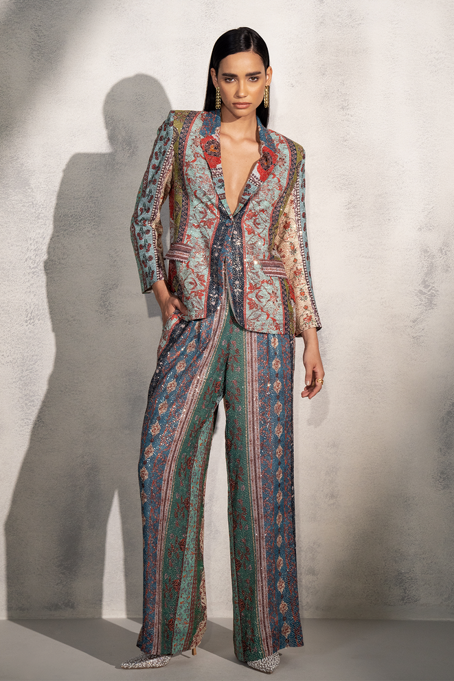 RANNA GILL 'ELSA' BLAZER IN PERSIA