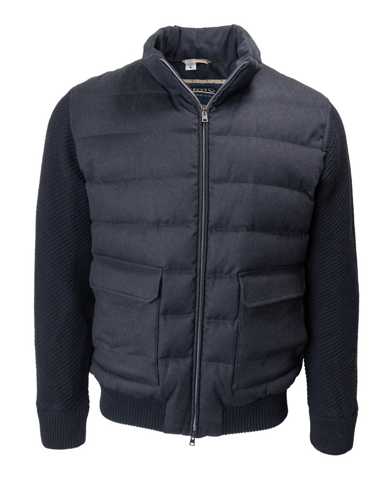 HERNO SILK AND CASHMERE BOMBER JACKET AT AVALON CLOTHING COMPANY HERNO SILK AND CASHMERE BOMBER JACKET AT AVALON CLOTHING COMPANY