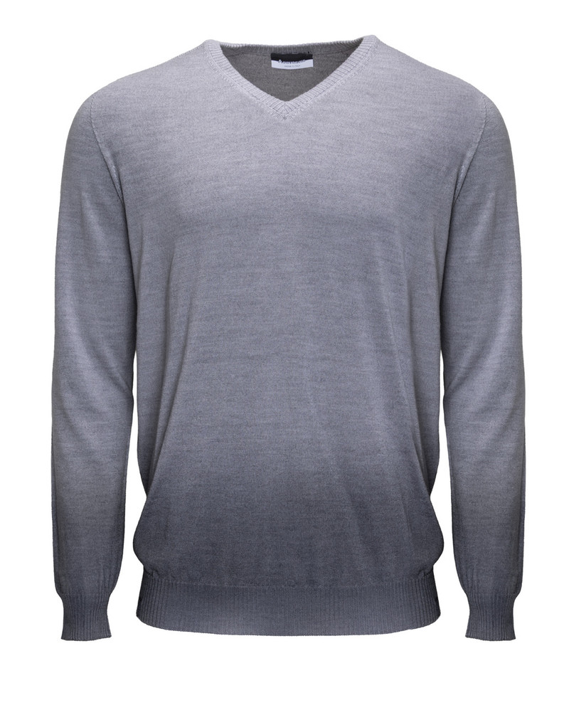AROVESCIO REVERSIBLE WOOL V-NECK
