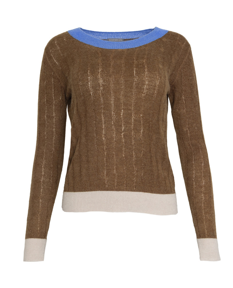 IN BED WITH YOU CABLE KNIT SWEATER 