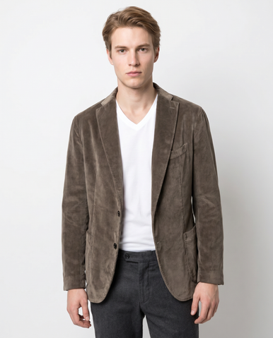 BOGLIOLI K-JACKET IN SMOOTH VELVET COTTON