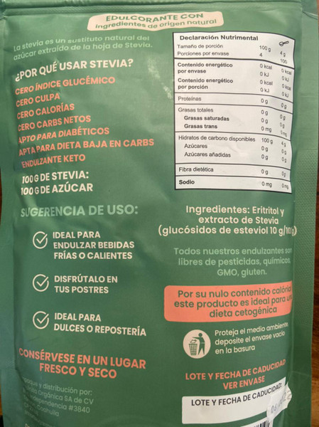 Stevia 400 gr