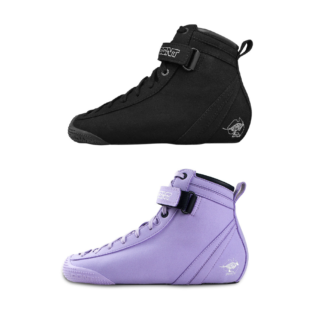 Bont Parkstar Vegan Roller Skate Boots (Black, Lavender)