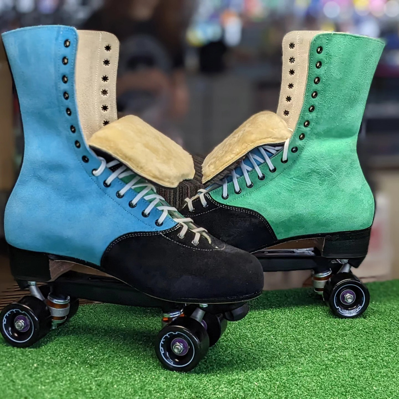 Custom Riedell ColorLab 172, OG Rhythm Roller Skate - Main Image