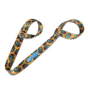 Roller Skate Carrying Strap, Skate Leash - Sugar Skulls Roller Skate Carrying Strap, Skate Leash - Sugar Skulls