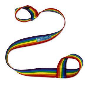 Roller Skate Carrying Strap, Skate Leash - Rainbow Stripe Roller Skate Carrying Strap, Skate Leash - Rainbow Stripe