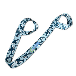 Roller Skate Carrying Strap, Skate Leash - Blue Sharks Roller Skate Carrying Strap, Skate Leash - Blue Sharks