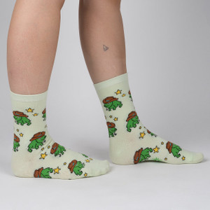 Sock It To Me - Yee Frog Cowboy Hat Women's Crew Socks Sock It To Me - Yee Frog Cowboy Hat Women's Crew Socks