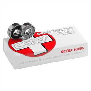 Bones SWISS Ceramic Skate Bearings (8mm, 16-Pack) Bones SWISS Ceramic Skate Bearings (8mm, 16-Pack)