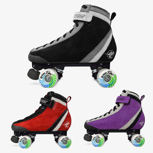 Bont Parkstar Roller Skate Package - Black Red Purple Bont Parkstar Roller Skate Package - Black Red Purple