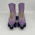 Moxi Lolly Lilac Suede Roller Skates Factory Second, Cosmetic Blemish, Size 8 (US Women's 9-9.5)