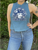 Medusa Teal Cropped Tank Medusa Teal Cropped Tank