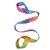 Roller Skate Carrying Strap, Skate Leash - Y2K Rainbow Zebra Roller Skate Carrying Strap, Skate Leash - Y2K Rainbow Zebra