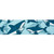 Roller Skate Carrying Strap, Skate Leash - Blue Sharks Roller Skate Carrying Strap, Skate Leash - Blue Sharks