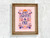 Eat Shit & Die Roller Skate Art Print, Pink (A5 Size) - Create & Skate Factory