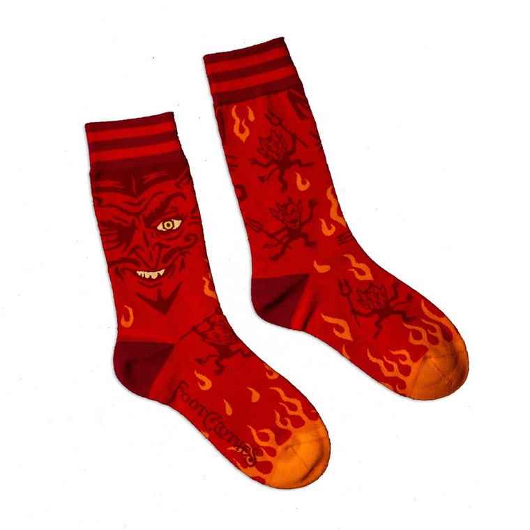Foot Clothes - Vintage Devil Crew Socks
