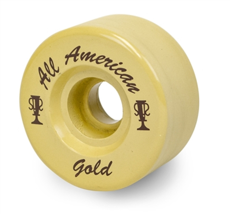 All American Gold Wheels Set of 8 Medusa Skates