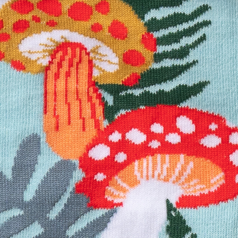 Wonderland Mushrooms Knee High Socks
