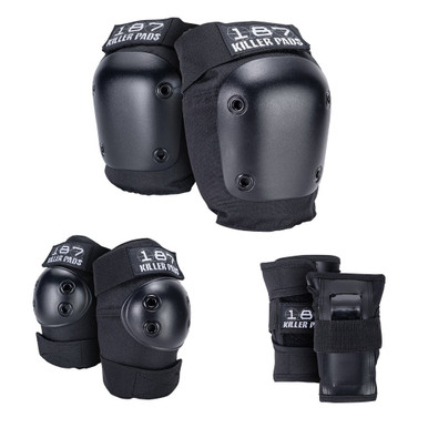 187 Six Pack Pad Set - Black
