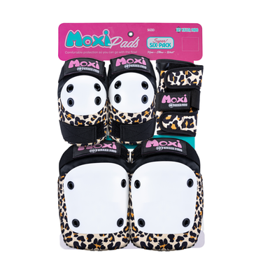 187 Killer Pads X Moxi Six Pack Adult Pad Set - Leopard