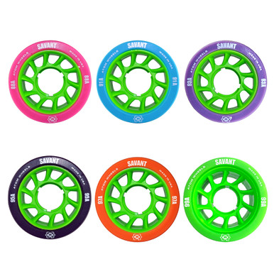 Atom Savant Wheels | 59mm x 38mm Lightweight Indoor Derby