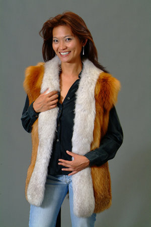 Buy Red Fox Fur Vest - furoutlet
