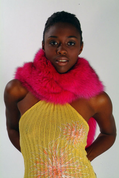 Full Skin Dyed Pink Full Pelt Fox Fur Scarf - furoutlet