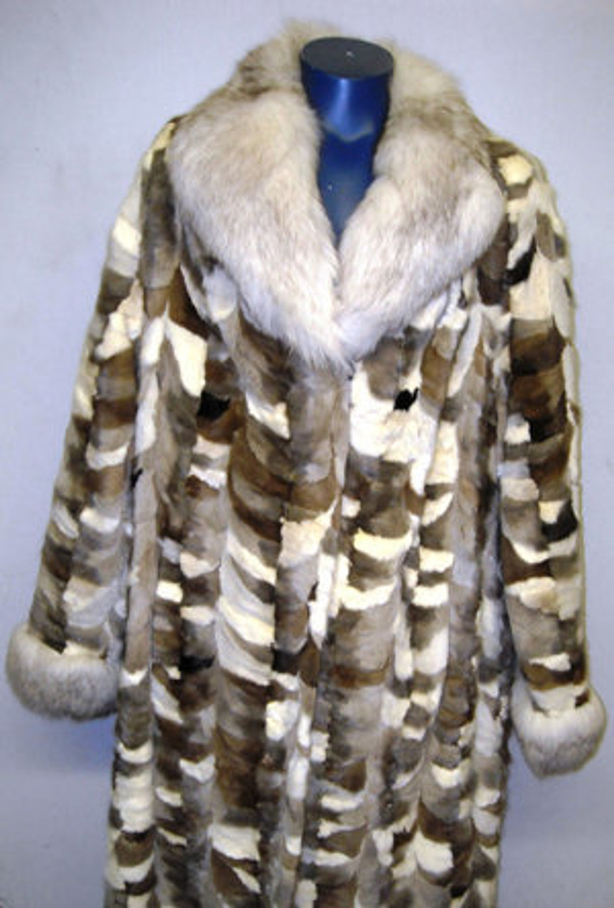 White Faux Fur Coat 1 - furoutlet - fur coat, fur jackets, fur