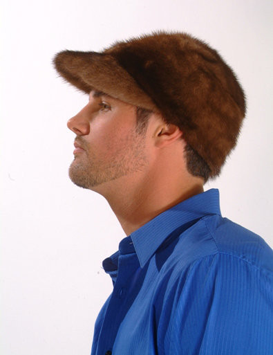 Mink Baseball Cap - furoutlet - fur 