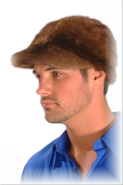 Mink Baseball Cap - furoutlet - fur 