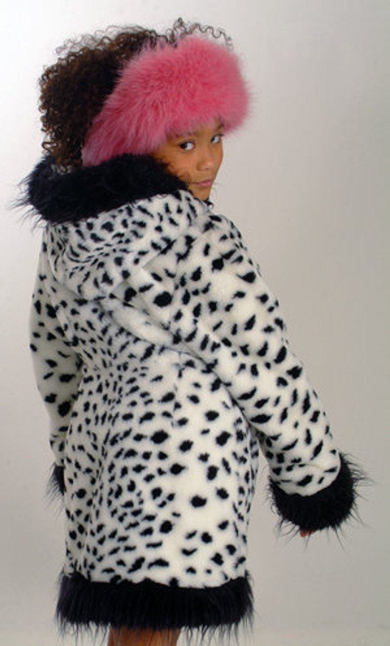 White fur coat for clearance kids