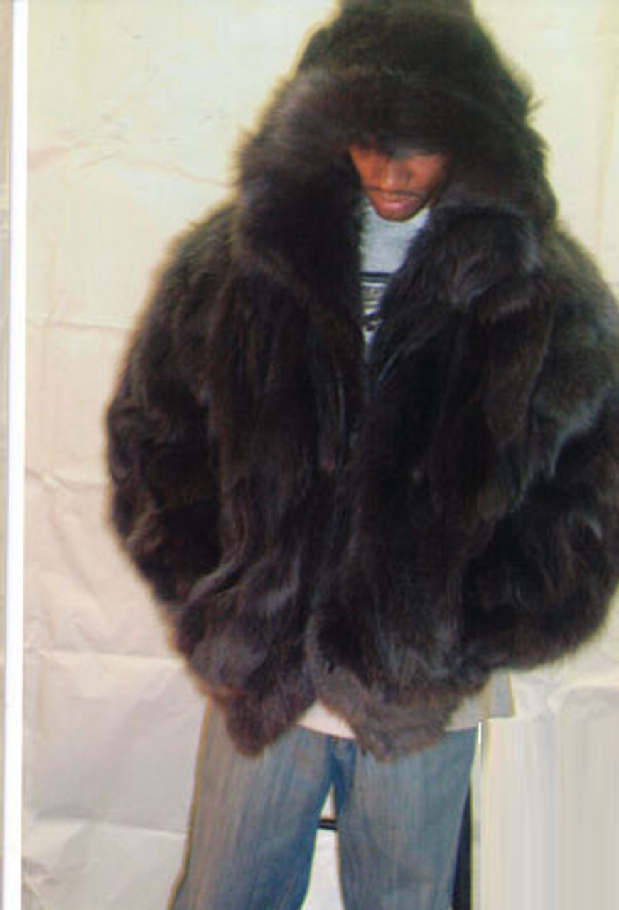 fur bomber jacket mens