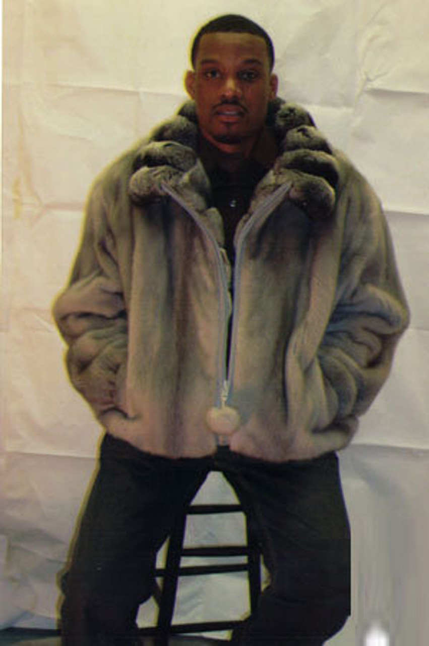 Mens Mink Full Pelt Bomber Fur Jacket 1 - furoutlet - fur coat