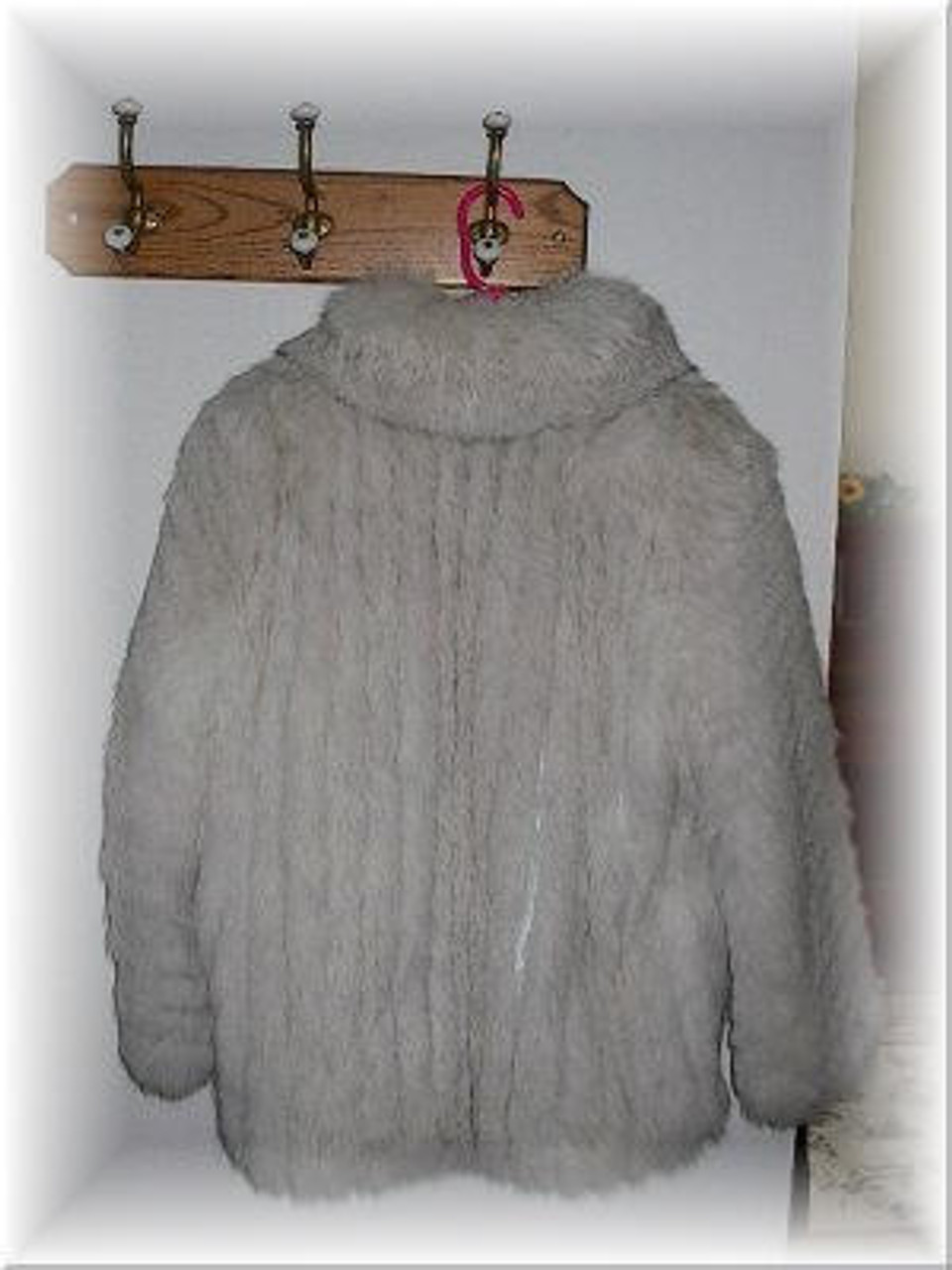 Blue SAGA Fox Jacket Vintage - furoutlet - fur coat, fur jackets