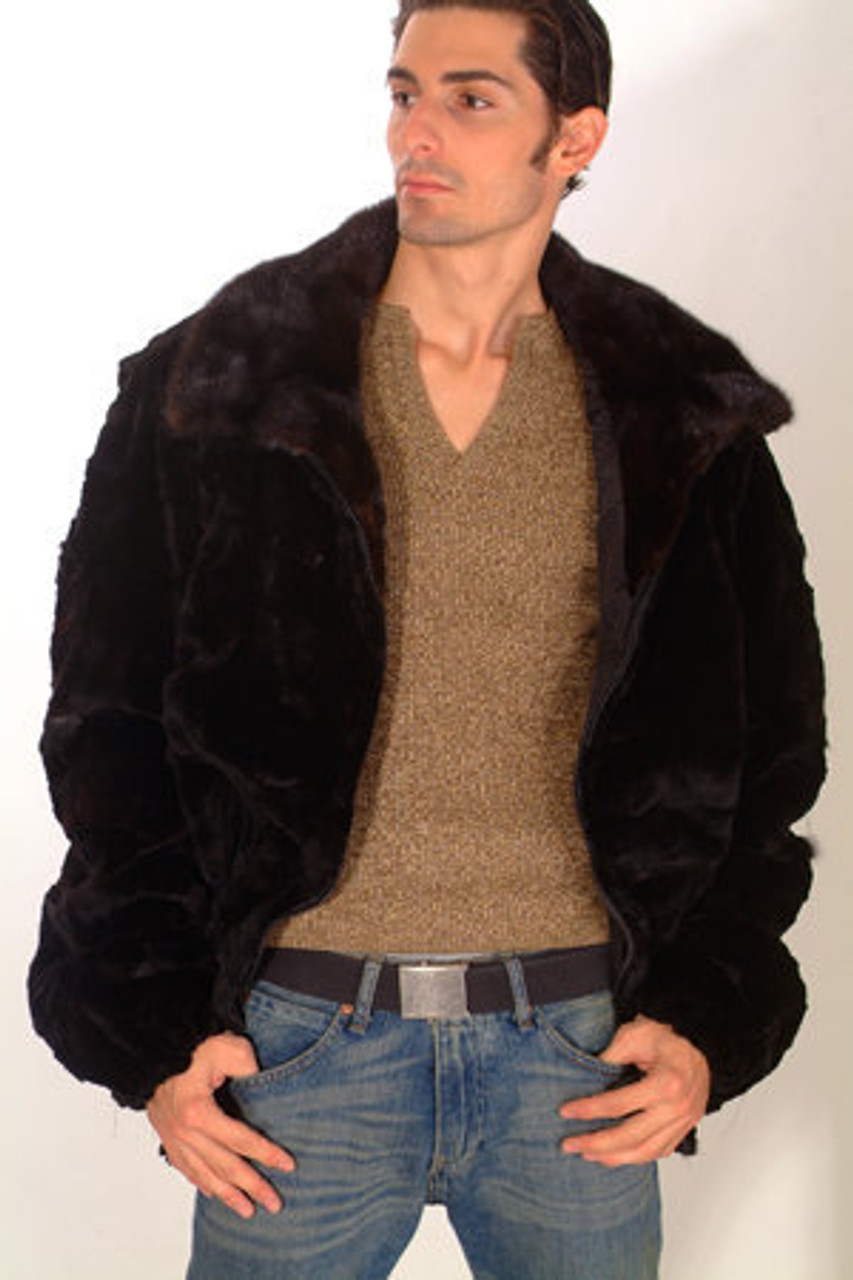 Winter Men Faux Fox Fur Coat Fluffy Jacket Casual Warm Long Sleeve Faux Fur  Coat | eBay