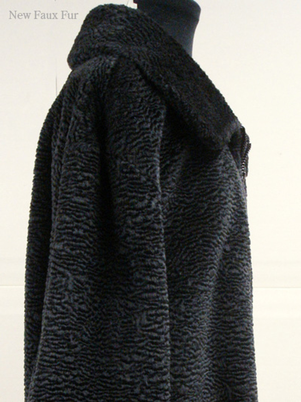 Faux Fur Persian Lamb Bomber Jacket - furoutlet - fur coat, fur jackets ...