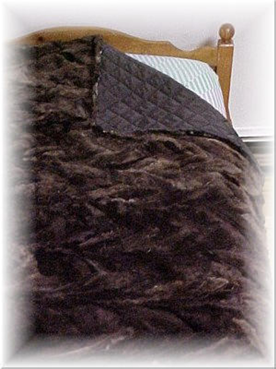 Sheared Beaver Design Fur Blanket furoutlet fur coat fur