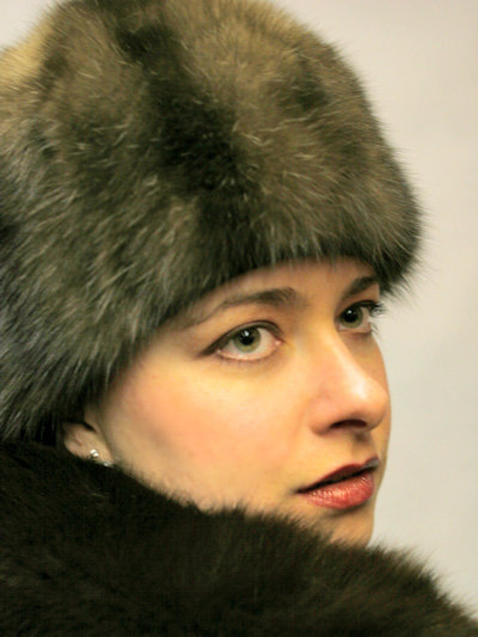 Sable fur hat - barguzin roller hat - queen luxury hat