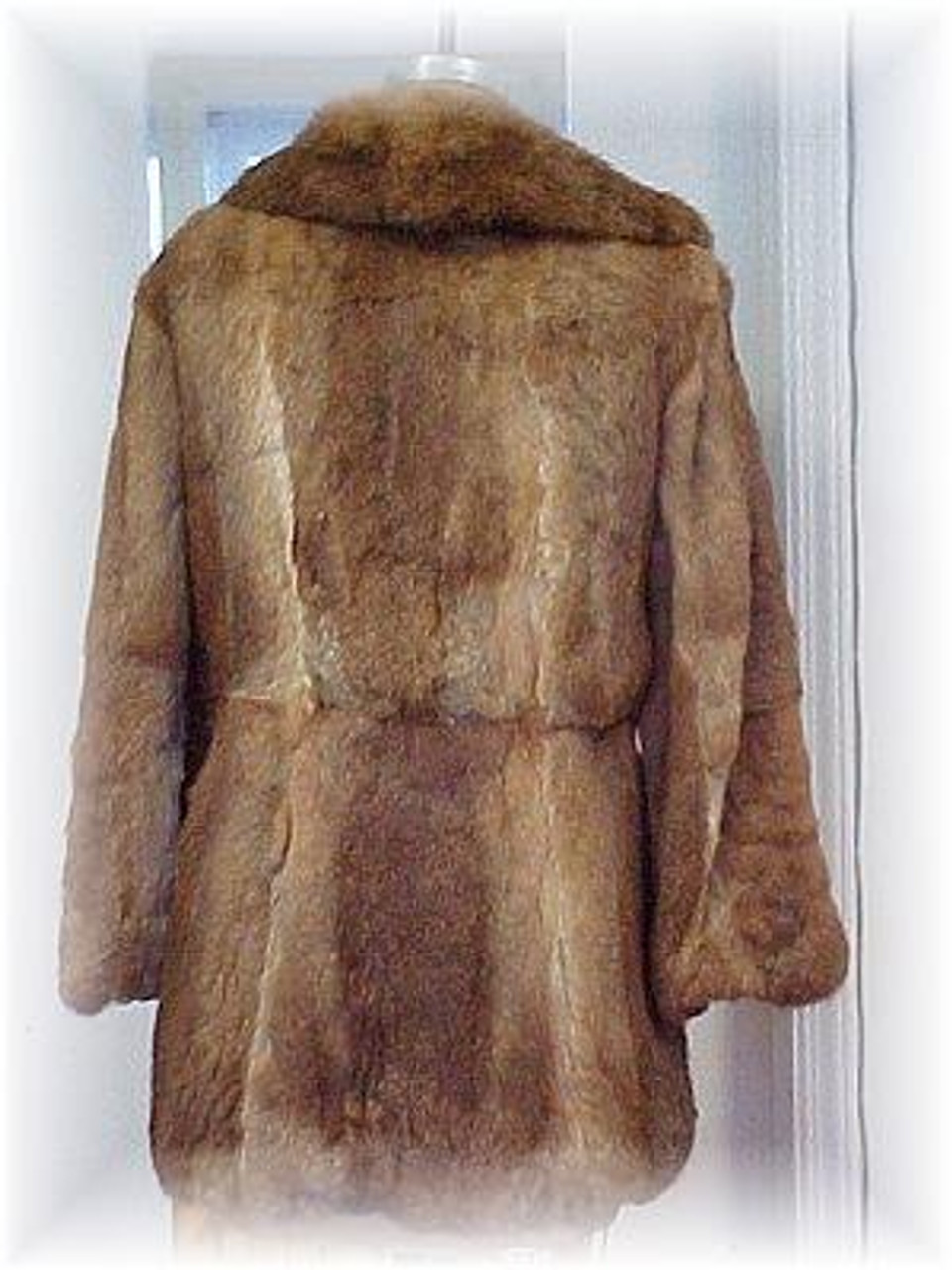 rabbit fur cardigan
