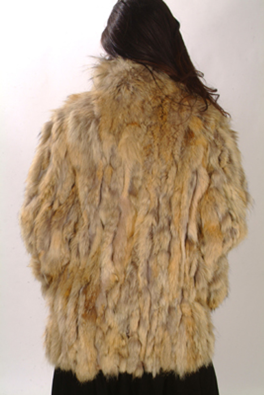 vintage coyote fur coat