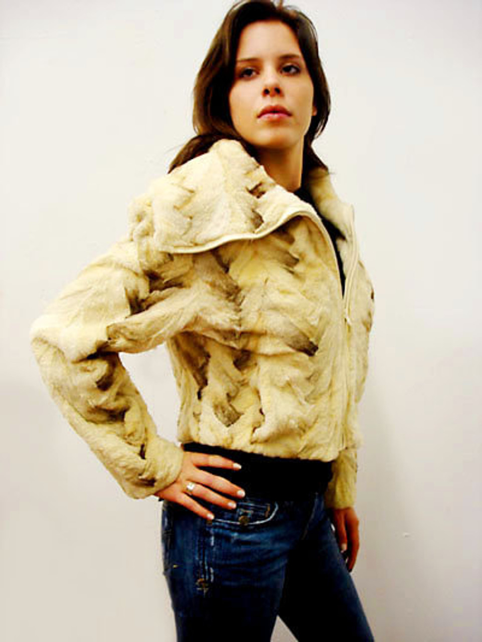 Monogram Mink Hooded Bomber Jacket - Women - Ready-to-Wear