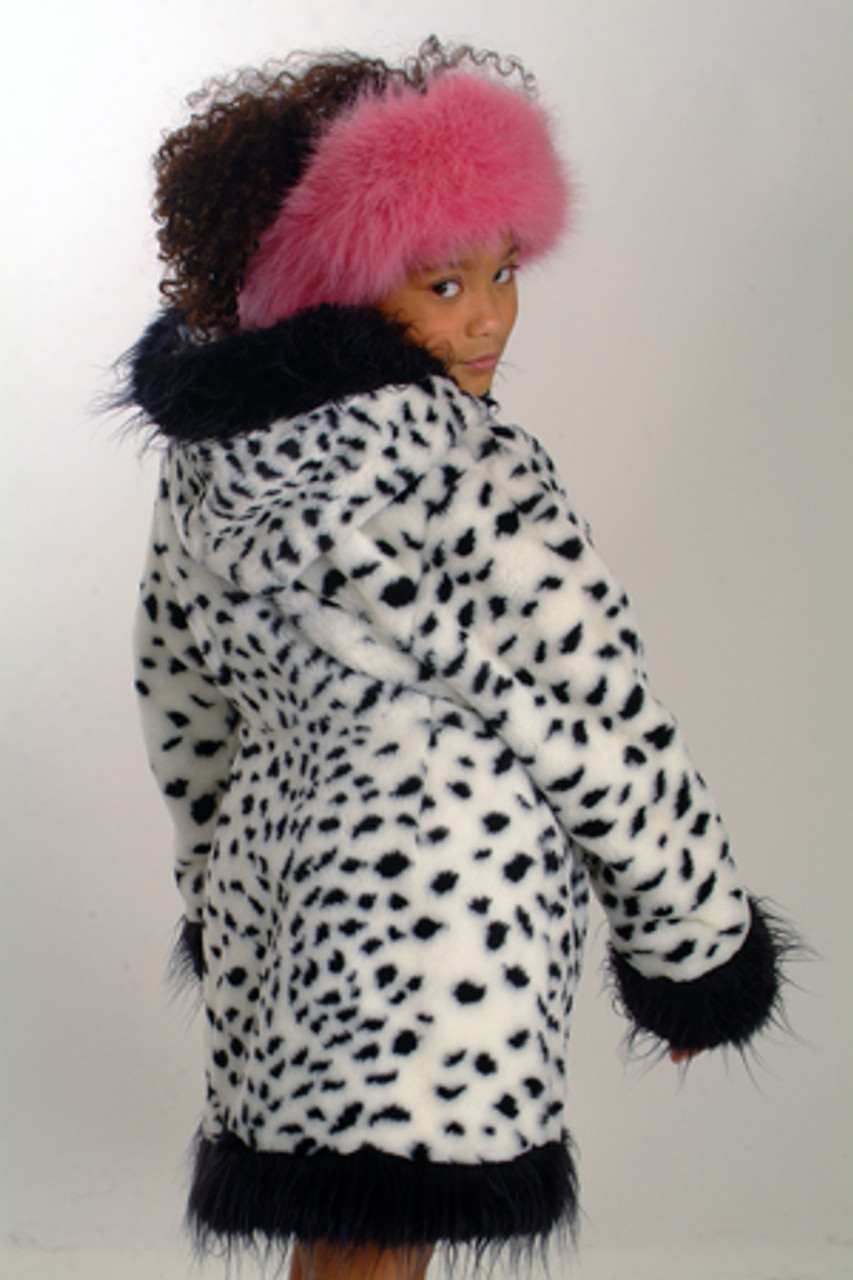 Kids clearance leopard coat