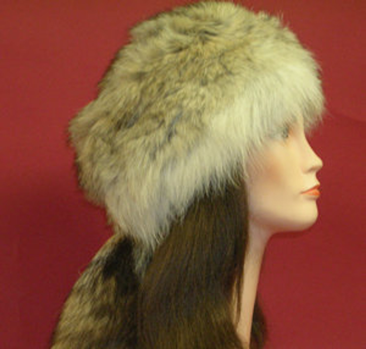 coyote fur trapper hat