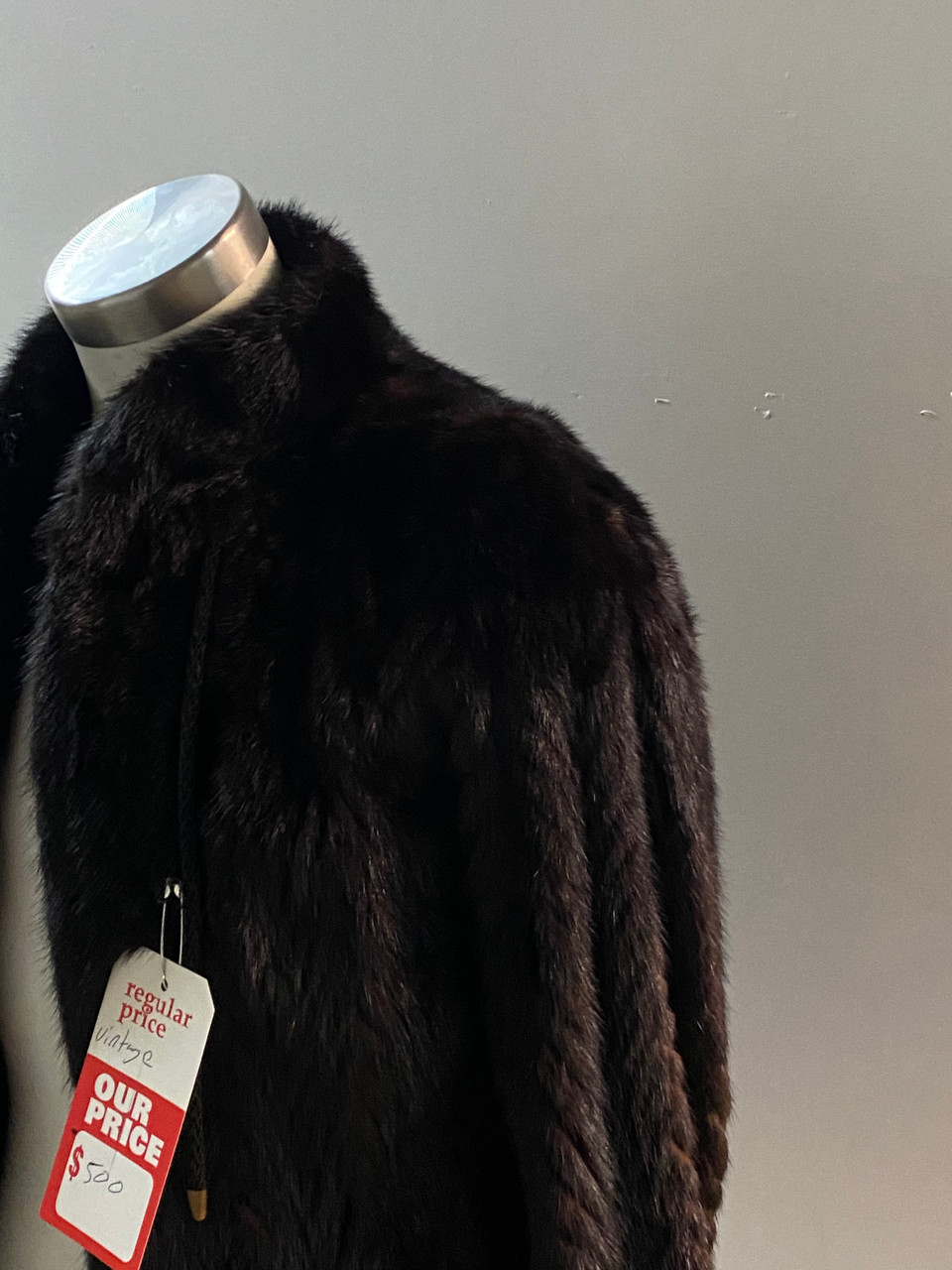 Vintage Brown Mink & Leather Fur Jacket, No monogram, Black Lining, Tie  String - furoutlet - fur coat, fur jackets, fur hats, prices subject to  change without notice, so order now!